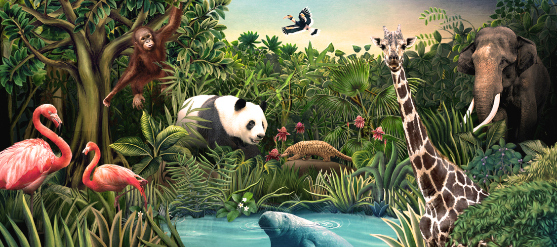 दिन 2: Mandai Wildlife Reserve, नाश्ते से Night Safari तक